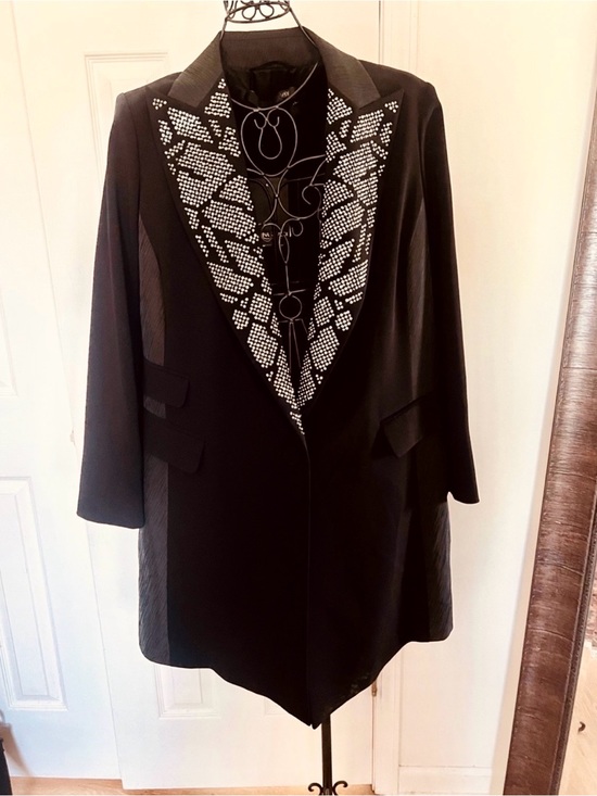 Marina Rinaldi Jackets & Blazers - ✅🆕 Embellished Black Women's Blazer Jacket.plus size :18